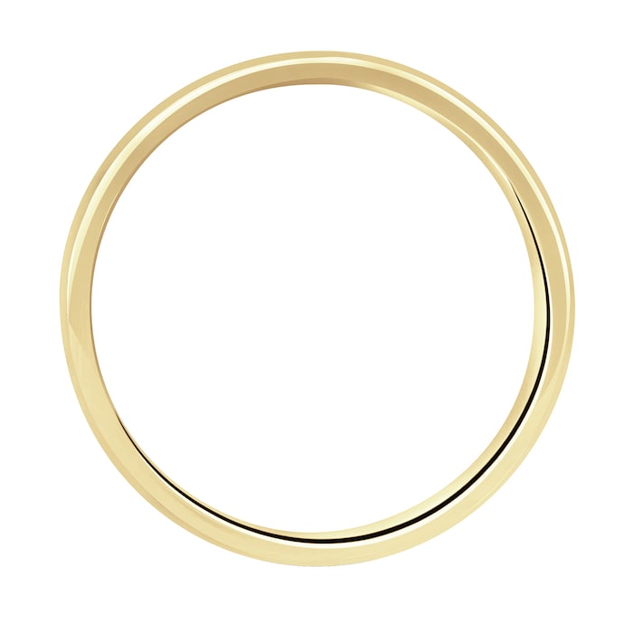 Mappin & Webb 18ct Yellow Gold 7mm Standard Modern Court Court Wedding Ring