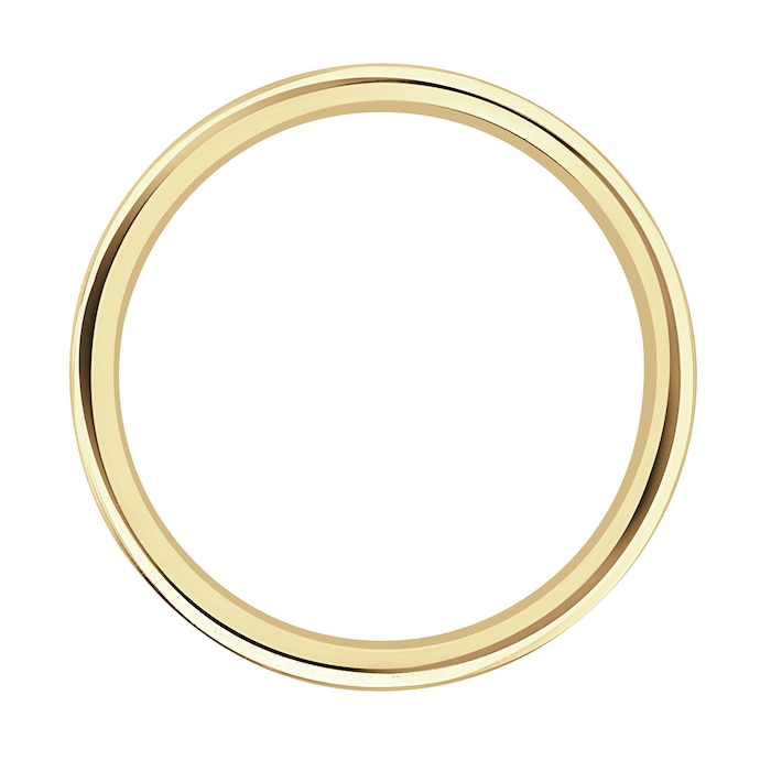 Mappin & Webb 18ct Yellow Gold 5mm Heavy Flat Court Wedding Ring