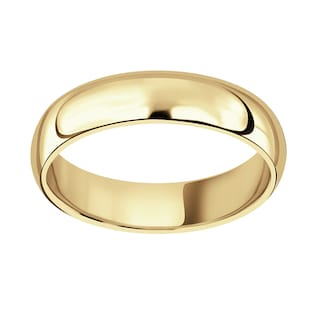 Mappin & Webb 18ct Yellow Gold 5mm Heavy Court Wedding Ring