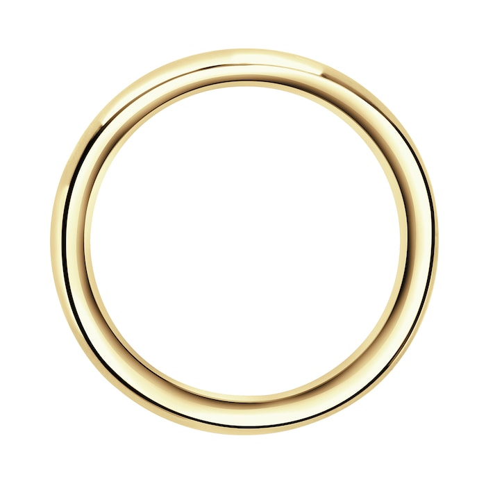 Mappin & Webb 18ct Yellow Gold 3mm Heavy Court Wedding Ring