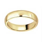 Mappin & Webb 18ct Yellow Gold 5mm Heavy Court Wedding Ring