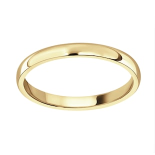 Mappin & Webb 18ct Yellow Gold 2mm Standard Court Wedding Ring