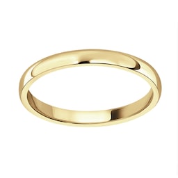 08040622 - 18ct Yellow Gold 2mm Standard Court Wedding Ring