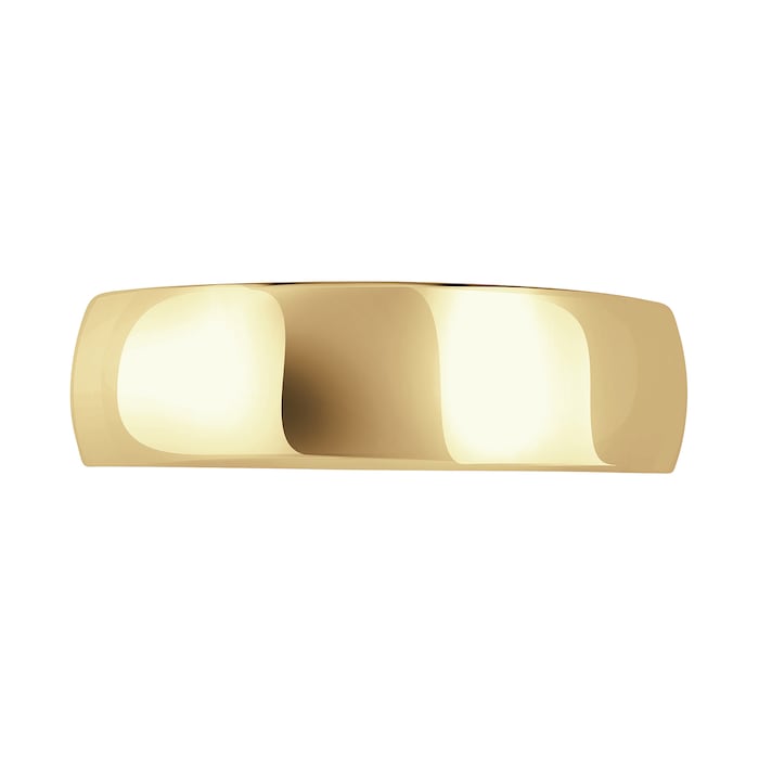 Mappin & Webb 18ct Yellow Gold 7mm Luxury Court Wedding Ring