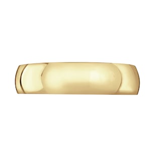 Mappin & Webb 18ct Yellow Gold 6mm Luxury D-shape Court Wedding Ring