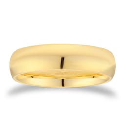 08040731 - 18ct Yellow Gold 5mm Heavy Court Ring