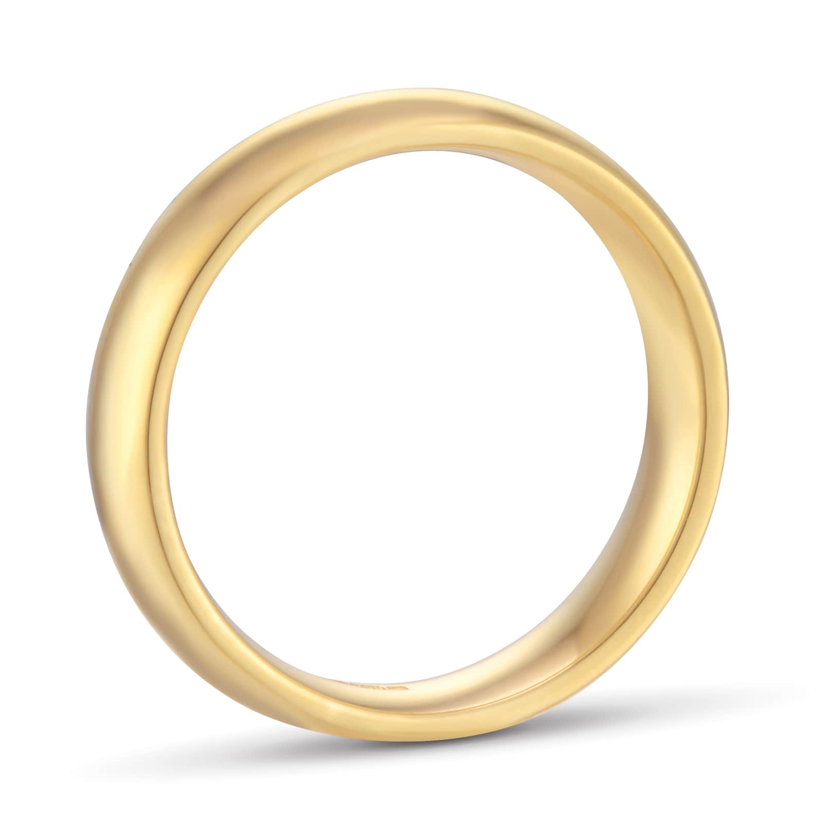 Mappin & Webb 18ct Yellow Gold 5mm Heavy Court Ring Mappin & Webb 18ct Yellow Gold 5mm Heavy Court Ring