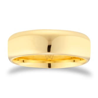 Mappin & Webb 18ct Yellow Gold 6mm Standard Modern Court Mappin & Webb 18ct Yellow Gold 6mm Standard Modern Court