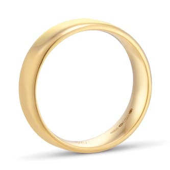 Mappin & Webb 18ct Yellow Gold 6mm Standard Modern Court Mappin & Webb 18ct Yellow Gold 6mm Standard Modern Court