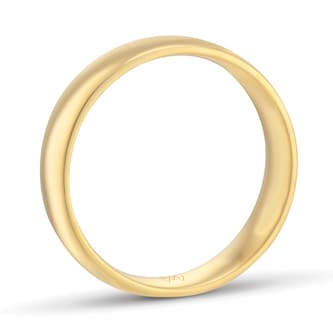 Mappin & Webb 18ct Yellow Gold 5mm Standard Modern Court Mappin & Webb 18ct Yellow Gold 5mm Standard Modern Court