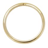 Mappin & Webb 18ct Yellow Gold 2.5mm Pinched Wedding Ring