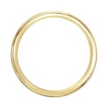 Mappin & Webb 18ct Yellow Gold 6mm Flat Top Bevelled Edge Wedding Ring