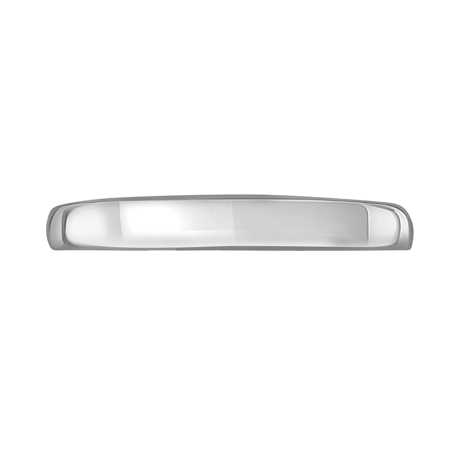 Mappin & Webb 18ct White Gold 3mm Luxury Court Wedding Ring