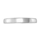 Mappin & Webb 18ct White Gold 2.5mm Standard Court Wedding Ring