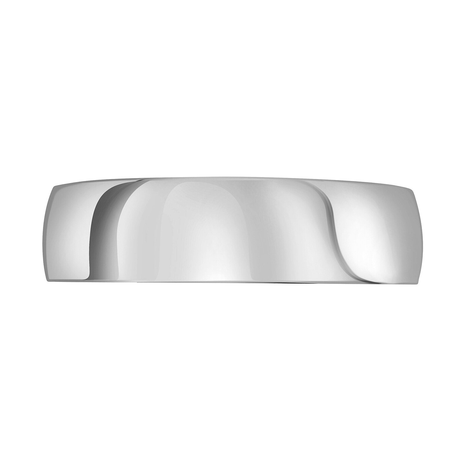 Mappin & Webb 18ct White Gold 6mm Standard Court Wedding Ring Mappin & Webb 18ct White Gold 6mm Standard Court Wedding Ring