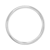 Mappin & Webb 18ct White Gold 7mm Standard Court Wedding Ring