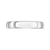 Mappin & Webb 18ct White Gold 3.5mm Heavy Court Wedding Ring