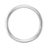 Mappin & Webb 18ct White Gold 7mm Heavy Court Wedding Ring