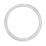 Mappin & Webb 18ct White Gold 2.5mm Standard Domed Court Wedding Ring