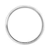 Mappin & Webb 18ct White Gold 3mm Standard Domed Court Wedding Ring