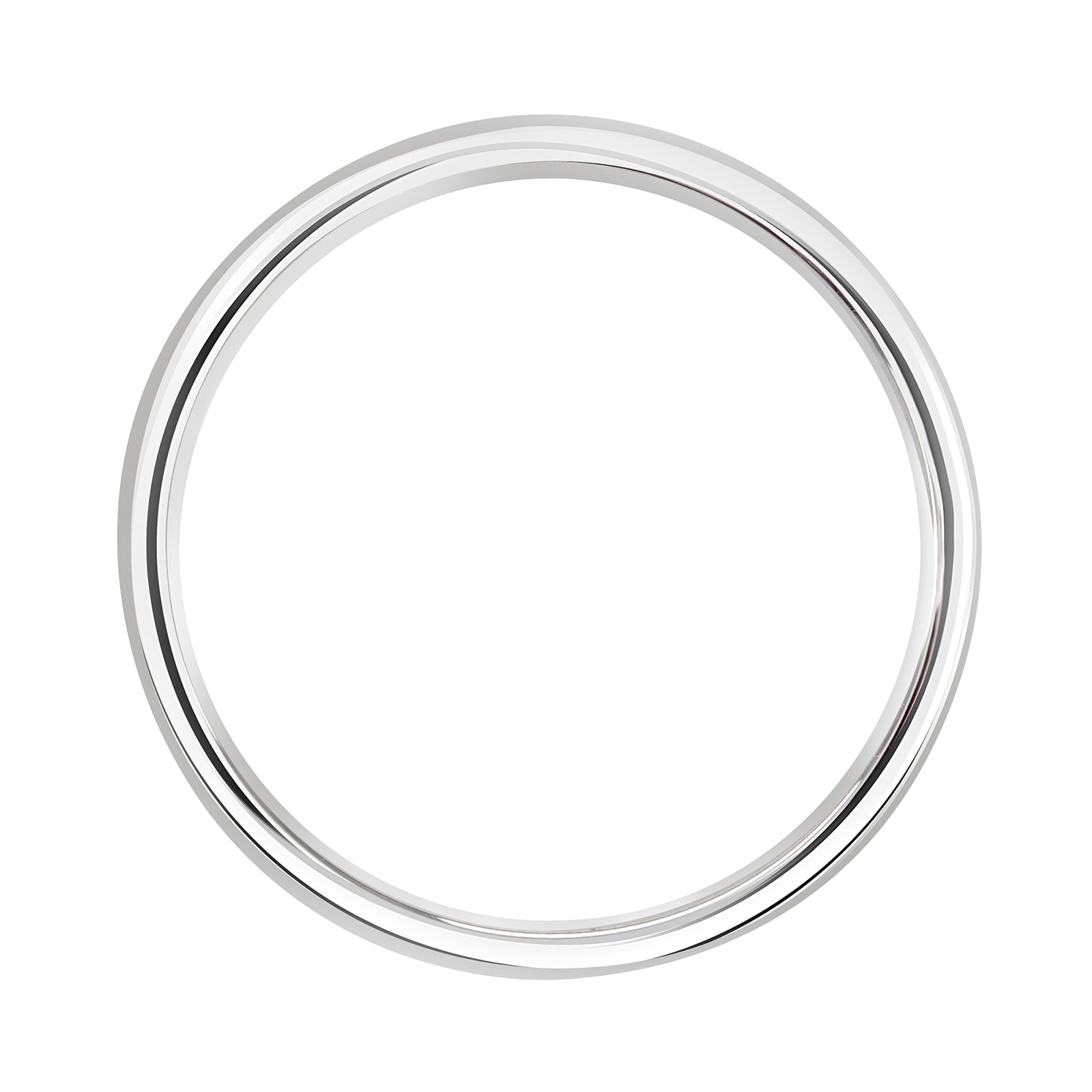 Mappin & Webb 18ct White Gold 4mm Standard Domed Court Wedding Ring Mappin & Webb 18ct White Gold 4mm Standard Domed Court Wedding Ring