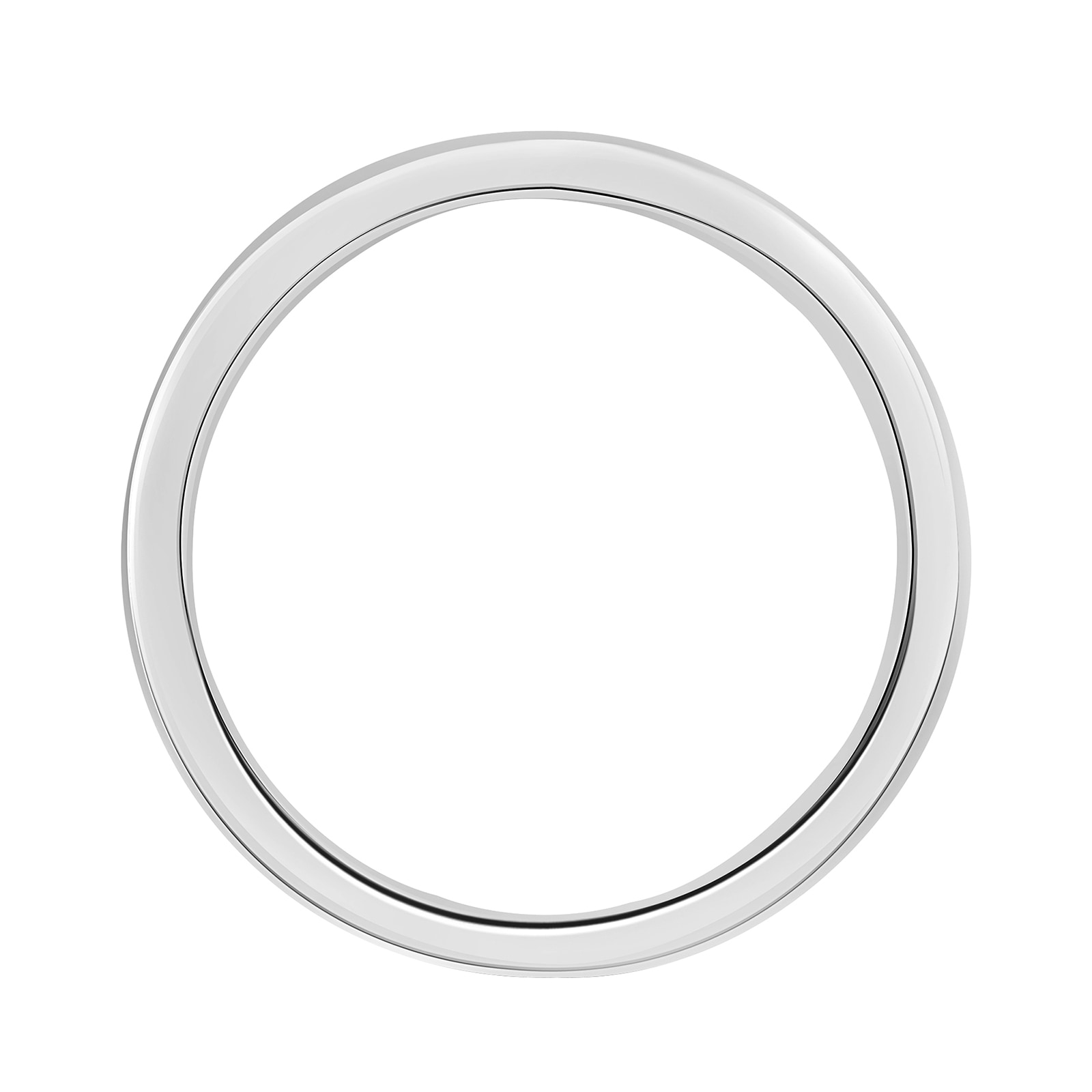 Mappin & Webb 18ct White Gold 2mm Luxury D-Shape Court Wedding Ring Mappin & Webb 18ct White Gold 2mm Luxury D-Shape Court Wedding Ring