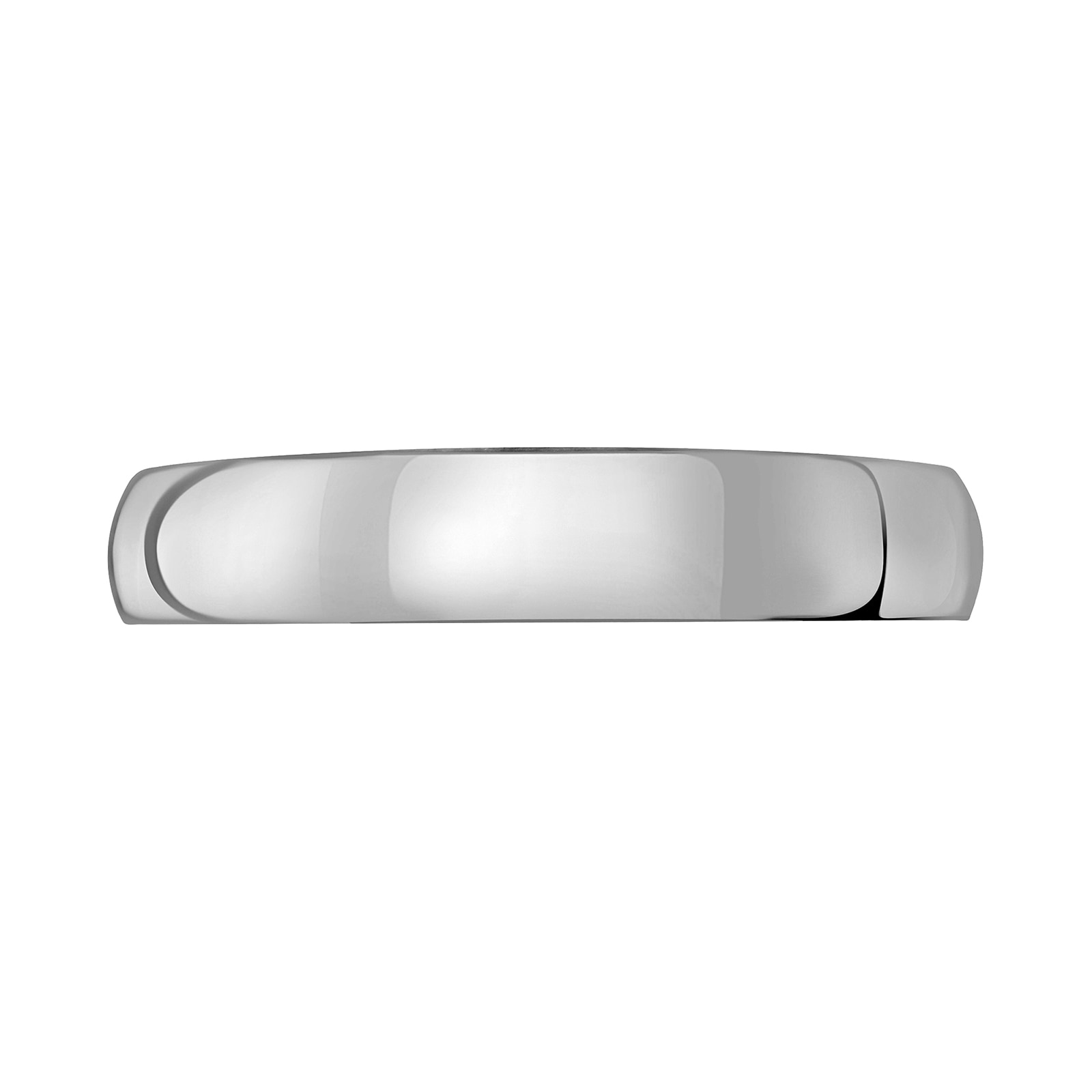 Mappin & Webb 18ct White Gold 4mm Luxury D-Shape Court Wedding Ring Mappin & Webb 18ct White Gold 4mm Luxury D-Shape Court Wedding Ring