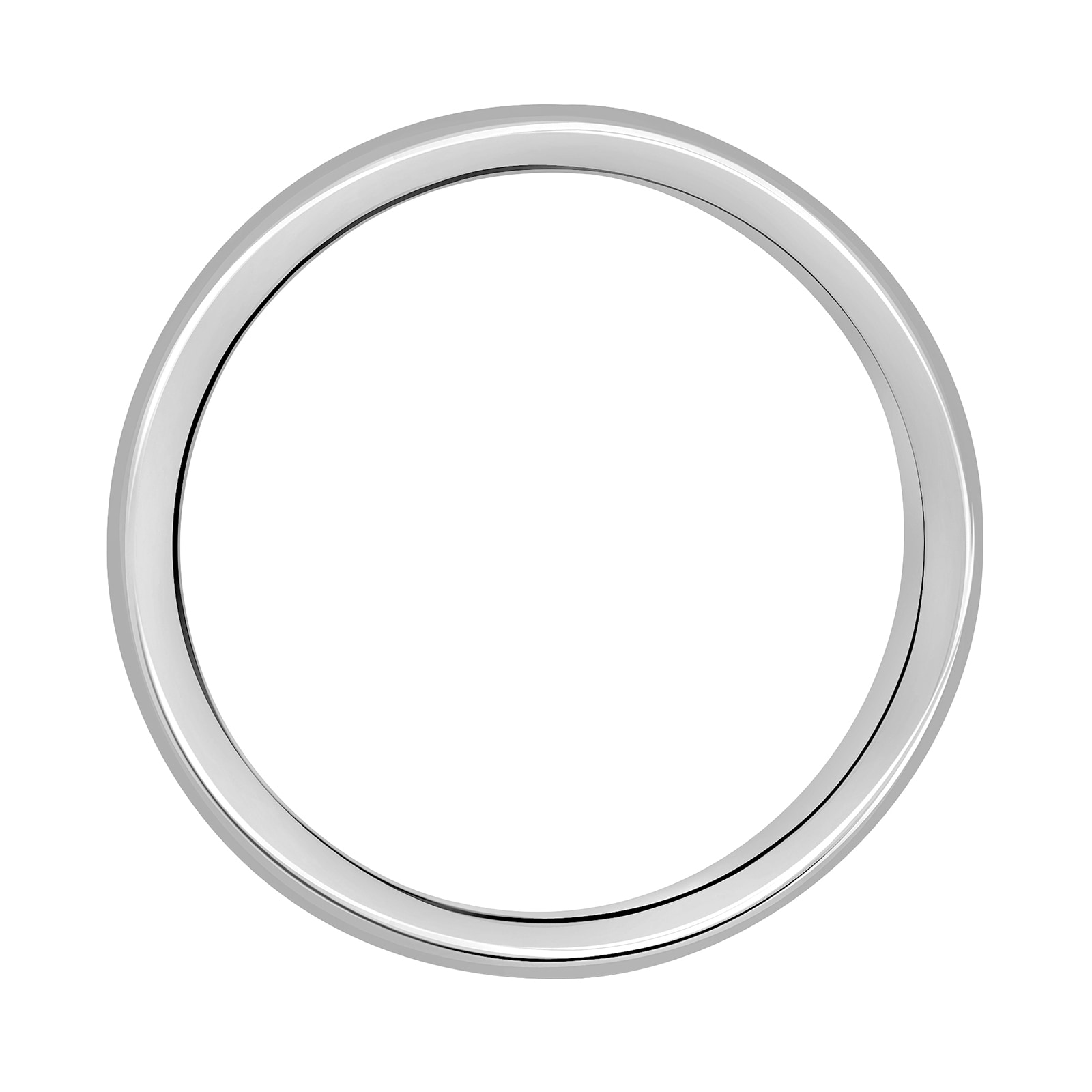 Mappin & Webb 18ct White Gold 4mm Luxury D-Shape Court Wedding Ring Mappin & Webb 18ct White Gold 4mm Luxury D-Shape Court Wedding Ring
