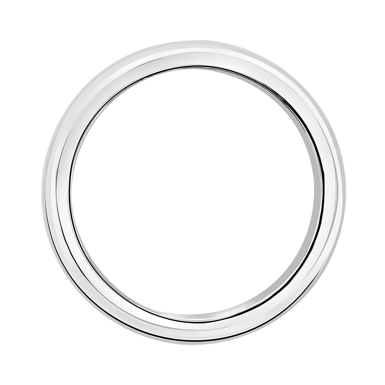 Mappin & Webb 18ct White Gold 5mm Luxury D-Shape Court Wedding Ring Mappin & Webb 18ct White Gold 5mm Luxury D-Shape Court Wedding Ring