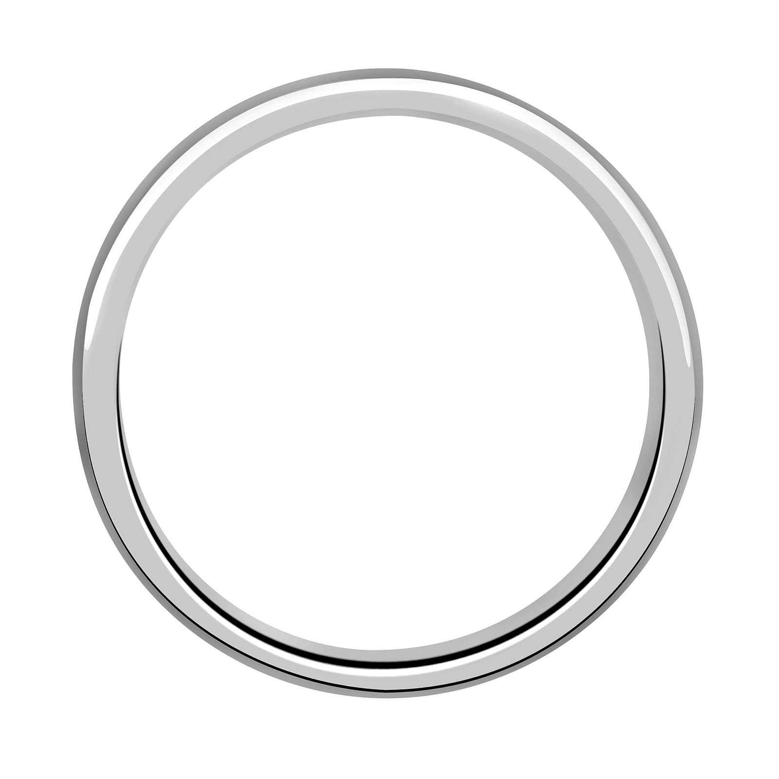Mappin & Webb 18ct White Gold 3.5mm Standard Modern Court Court Wedding Ring Mappin & Webb 18ct White Gold 3.5mm Standard Modern Court Court Wedding Ring