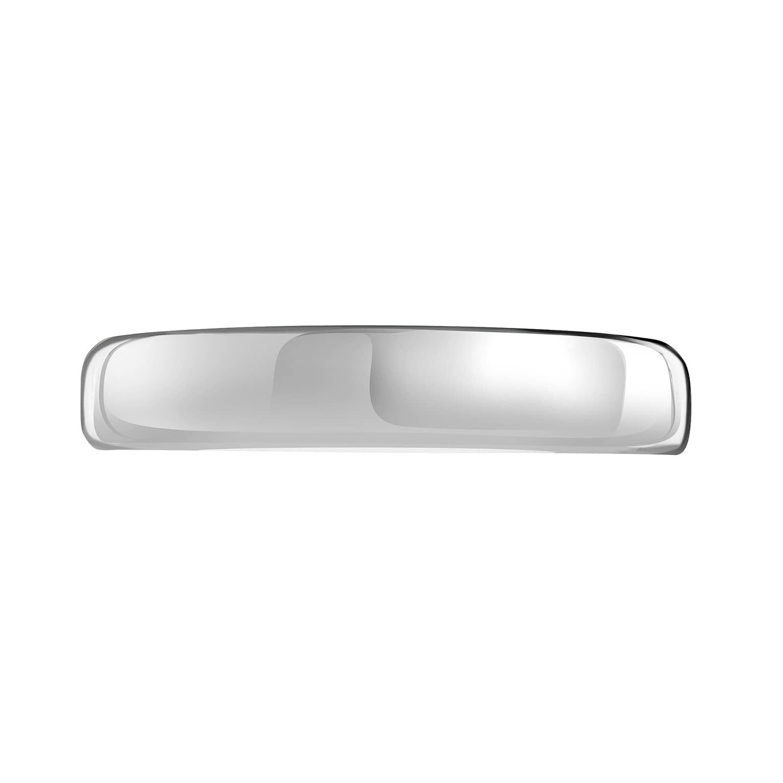 Mappin & Webb 18ct White Gold 4mm Standard Modern Court Court Wedding Ring Mappin & Webb 18ct White Gold 4mm Standard Modern Court Court Wedding Ring