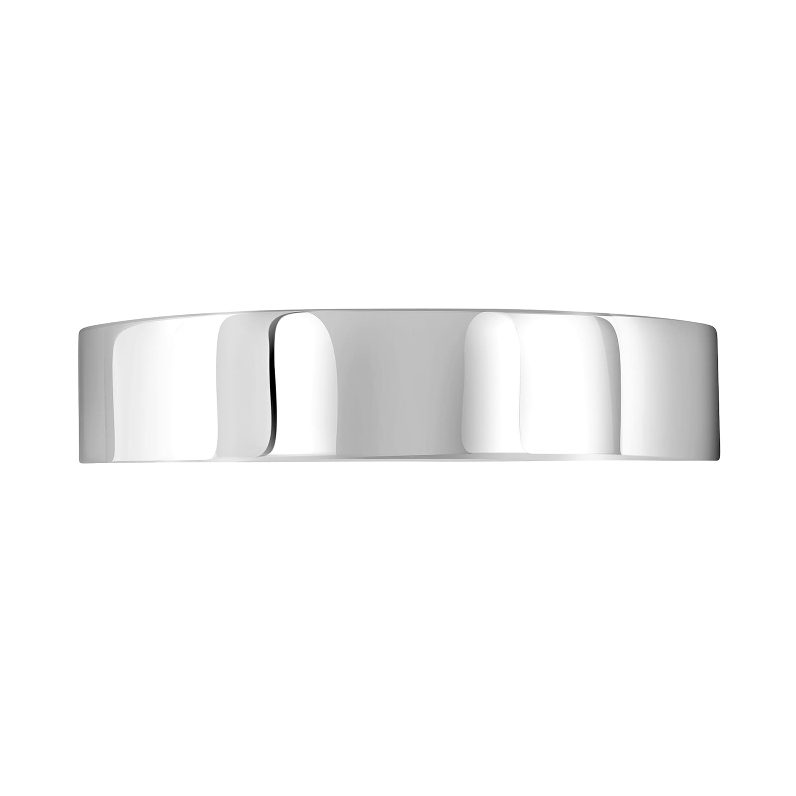 Mappin & Webb 18ct White Gold 5mm Heavy Flat Court Wedding Ring Mappin & Webb 18ct White Gold 5mm Heavy Flat Court Wedding Ring
