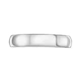 Mappin & Webb 18ct White Gold 4mm Heavy Court Wedding Ring