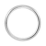 Mappin & Webb 18ct White Gold 6mm Heavy Court Wedding Ring - Ring Size P