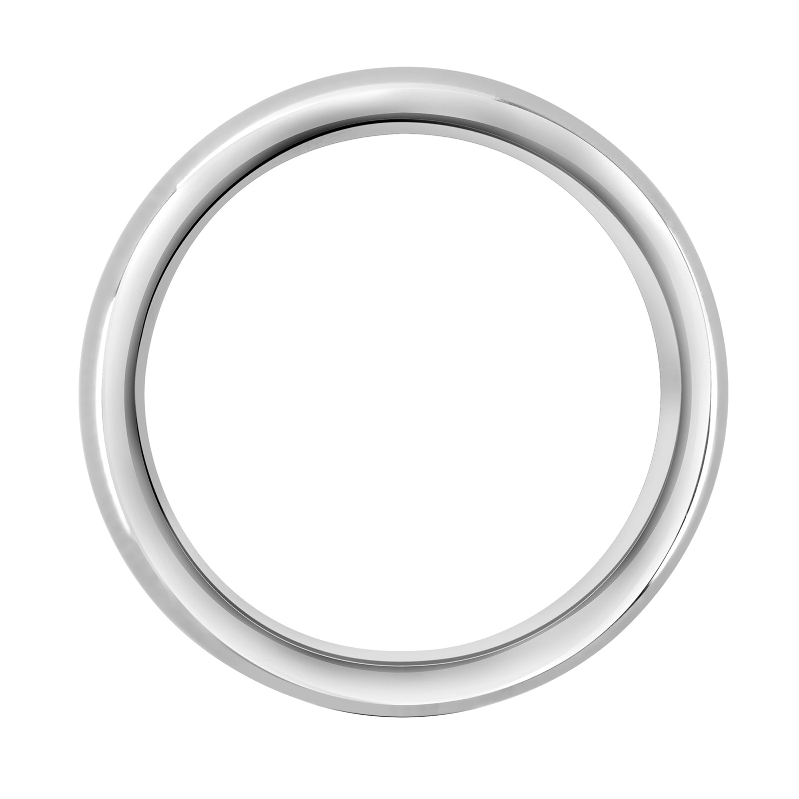 Mappin & Webb 18ct White Gold 4mm Luxury Court Wedding Ring Mappin & Webb 18ct White Gold 4mm Luxury Court Wedding Ring