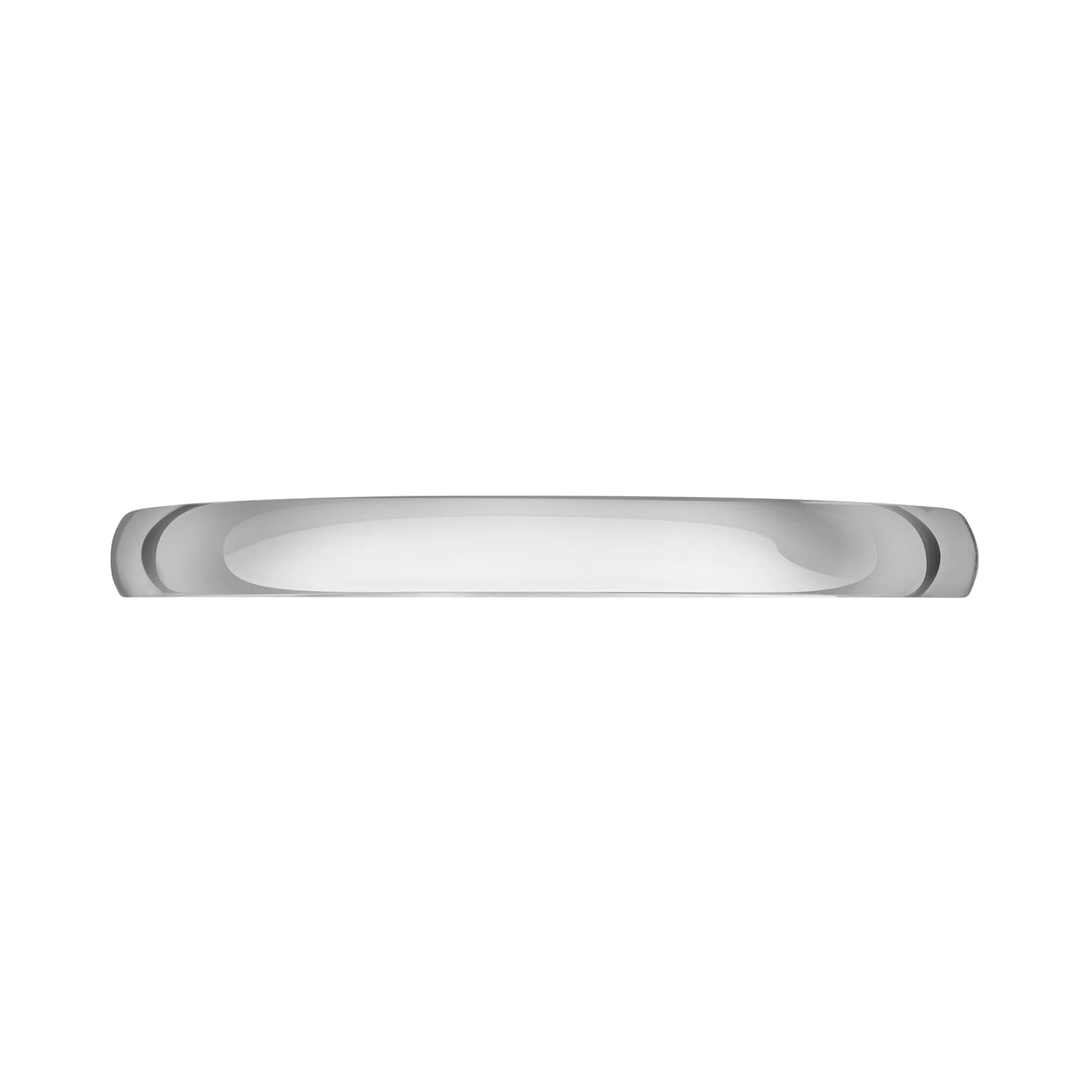 Mappin & Webb 18ct White Gold 2mm Heavy Court Wedding Ring Mappin & Webb 18ct White Gold 2mm Heavy Court Wedding Ring