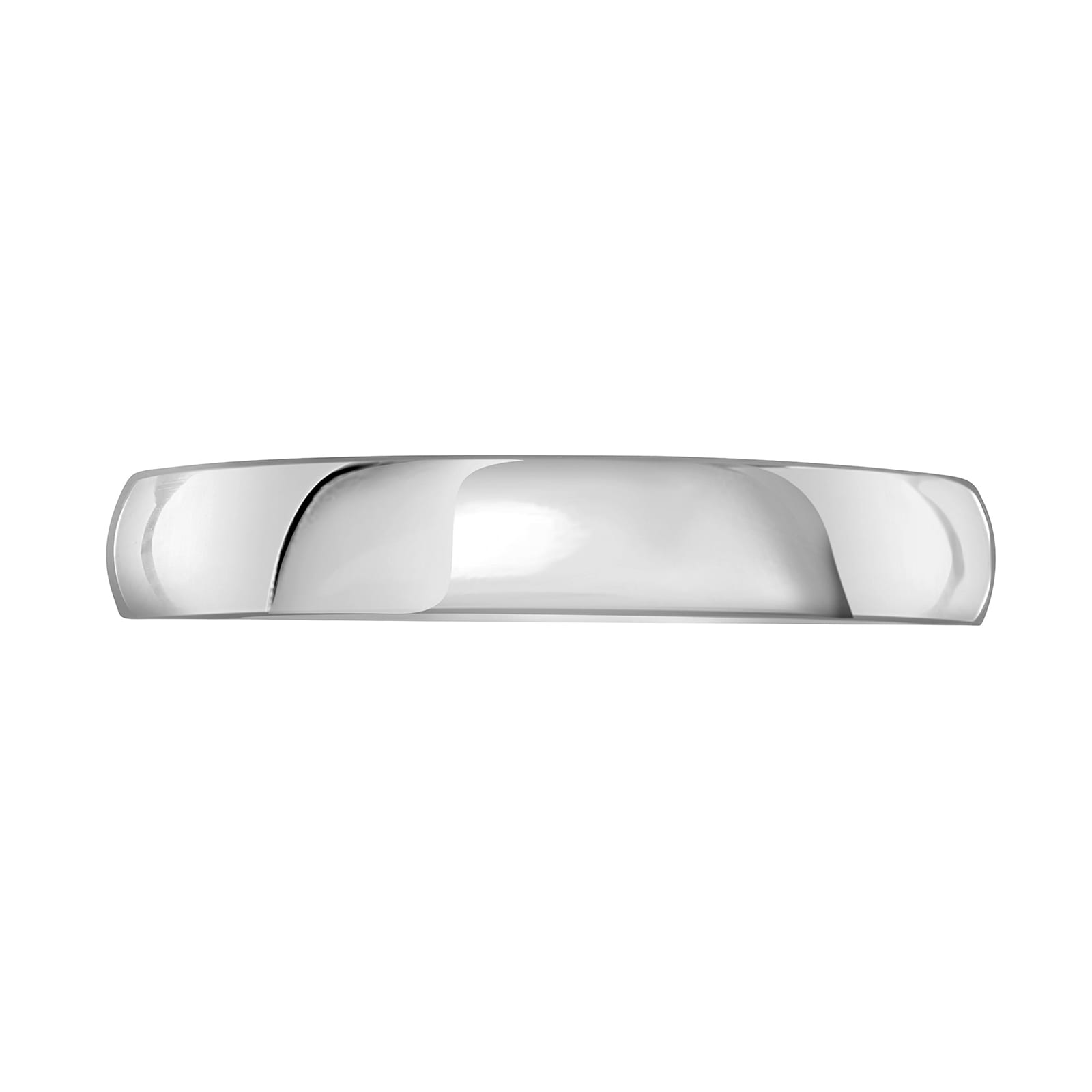 Mappin & Webb 18ct White Gold 3.5mm Luxury Court Wedding Ring