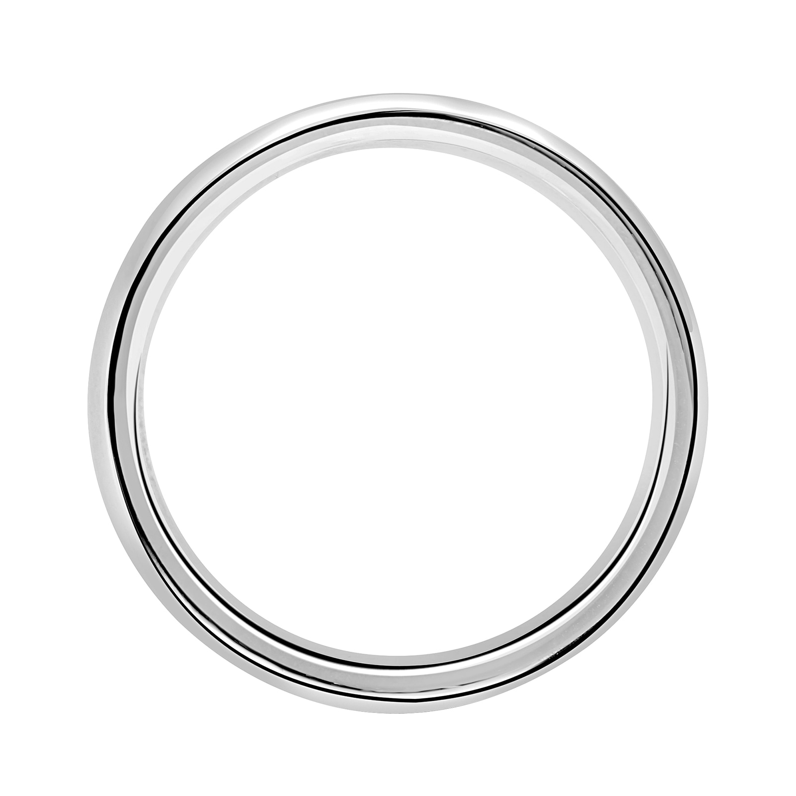 Mappin & Webb 18ct White Gold 3.5mm Luxury Court Wedding Ring Mappin & Webb 18ct White Gold 3.5mm Luxury Court Wedding Ring