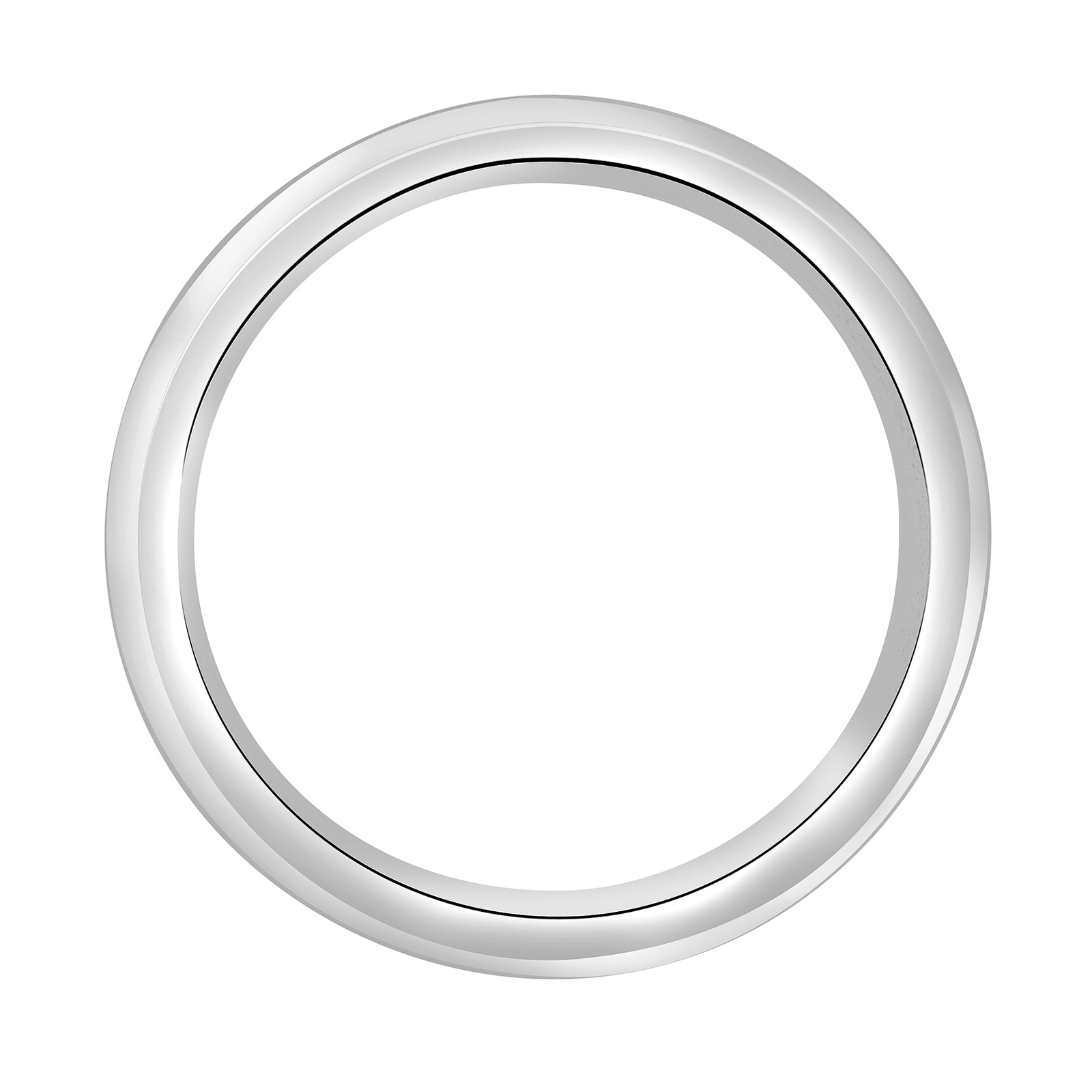 Mappin & Webb 18ct White Gold 7mm Luxury Court Wedding Ring Mappin & Webb 18ct White Gold 7mm Luxury Court Wedding Ring