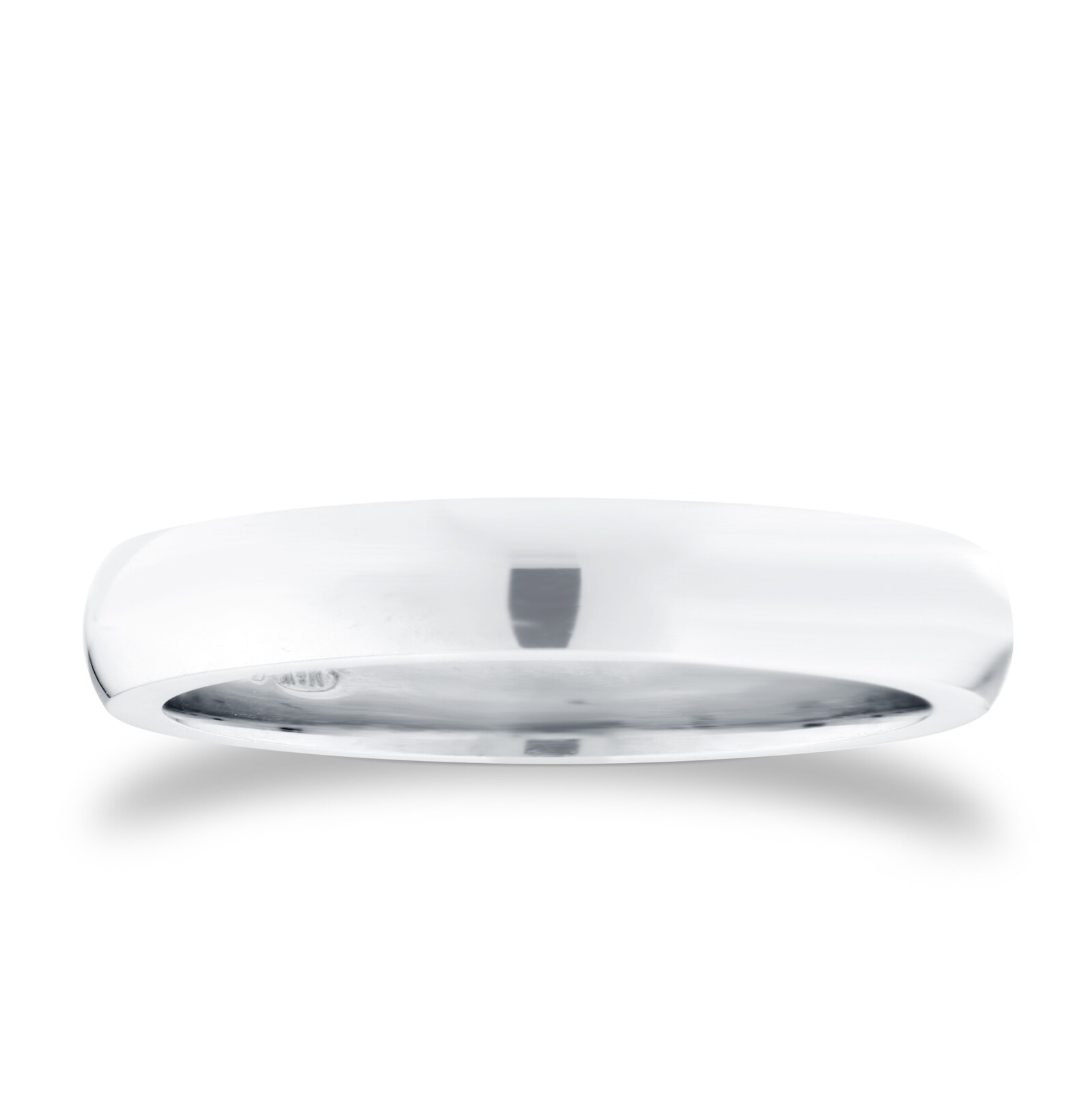 Mappin & Webb 18ct White Gold 2mm Standard Domed Court Wedding Ring Mappin & Webb 18ct White Gold 2mm Standard Domed Court Wedding Ring