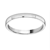 Mappin & Webb 18ct White Gold 2mm Standard Domed Court Wedding Ring