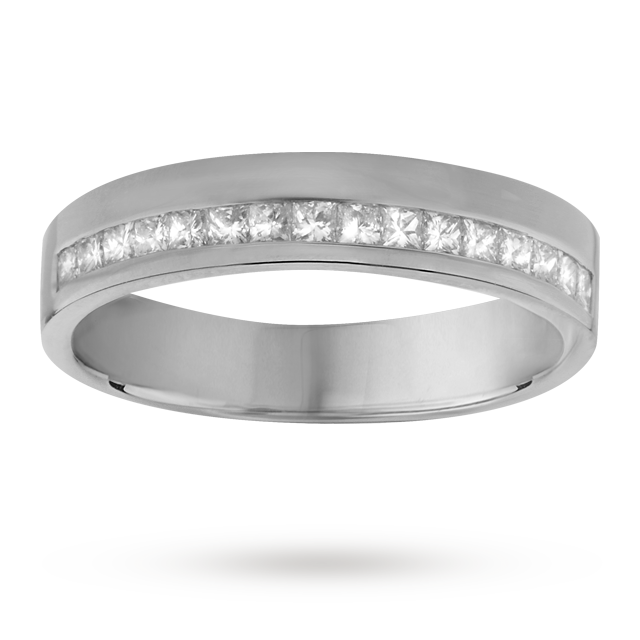 Goldsmiths Ladies 0.33 Total Carat Weight Diamond Wedding Ring In 18 Carat White Gold