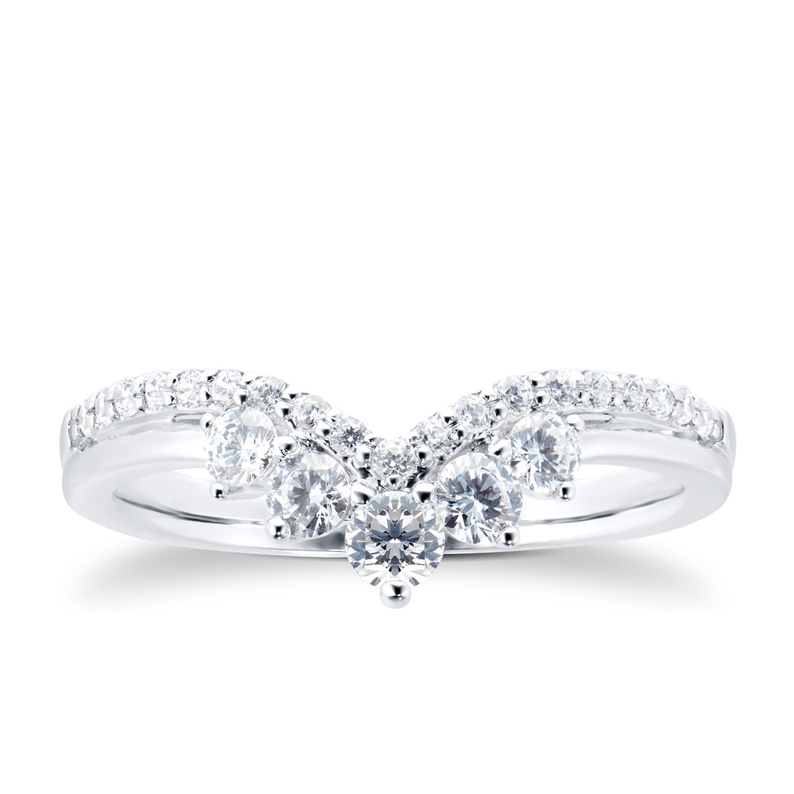 Shaped on sale wedding ring