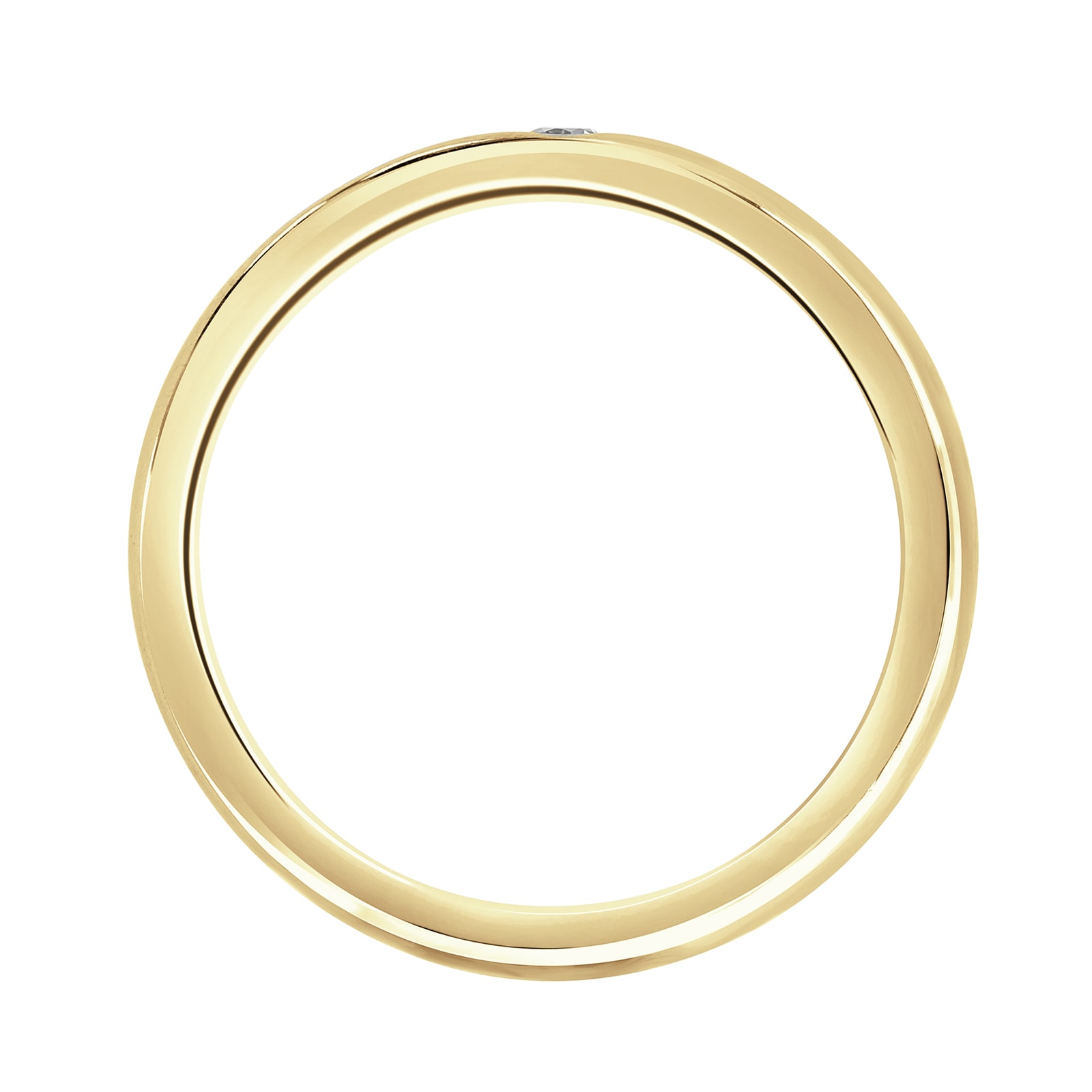 Mappin & Webb 18ct Yellow Gold 0.08cttw Round Brilliant Cut Rub Over Diamond Set Wedding Ring Mappin & Webb 18ct Yellow Gold 0.08cttw Round Brilliant Cut Rub Over Diamond Set Wedding Ring