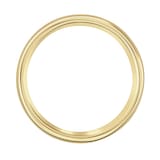 Mappin & Webb 18ct Yellow Gold 0.64cttw Round Brilliant Cut Centre Diamond Set Wedding Ring
