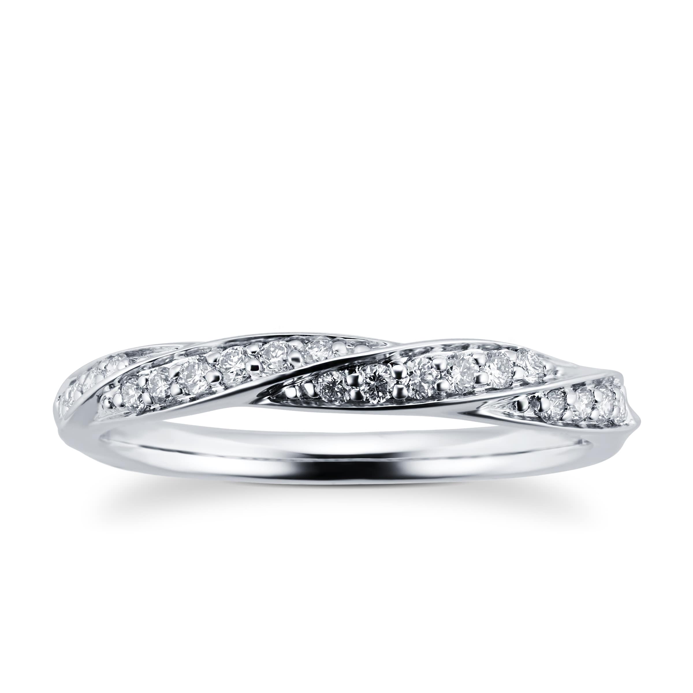 White gold and diamond wedding deals ring