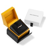 Goldsmiths 9ct Yellow Gold 2mm 0.15cttw Diamond Shaped Wedding Ring