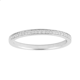 08230271 - Brilliant Cut 0.13 Carat Total Weight Ladies Wedding Ring In Platinum