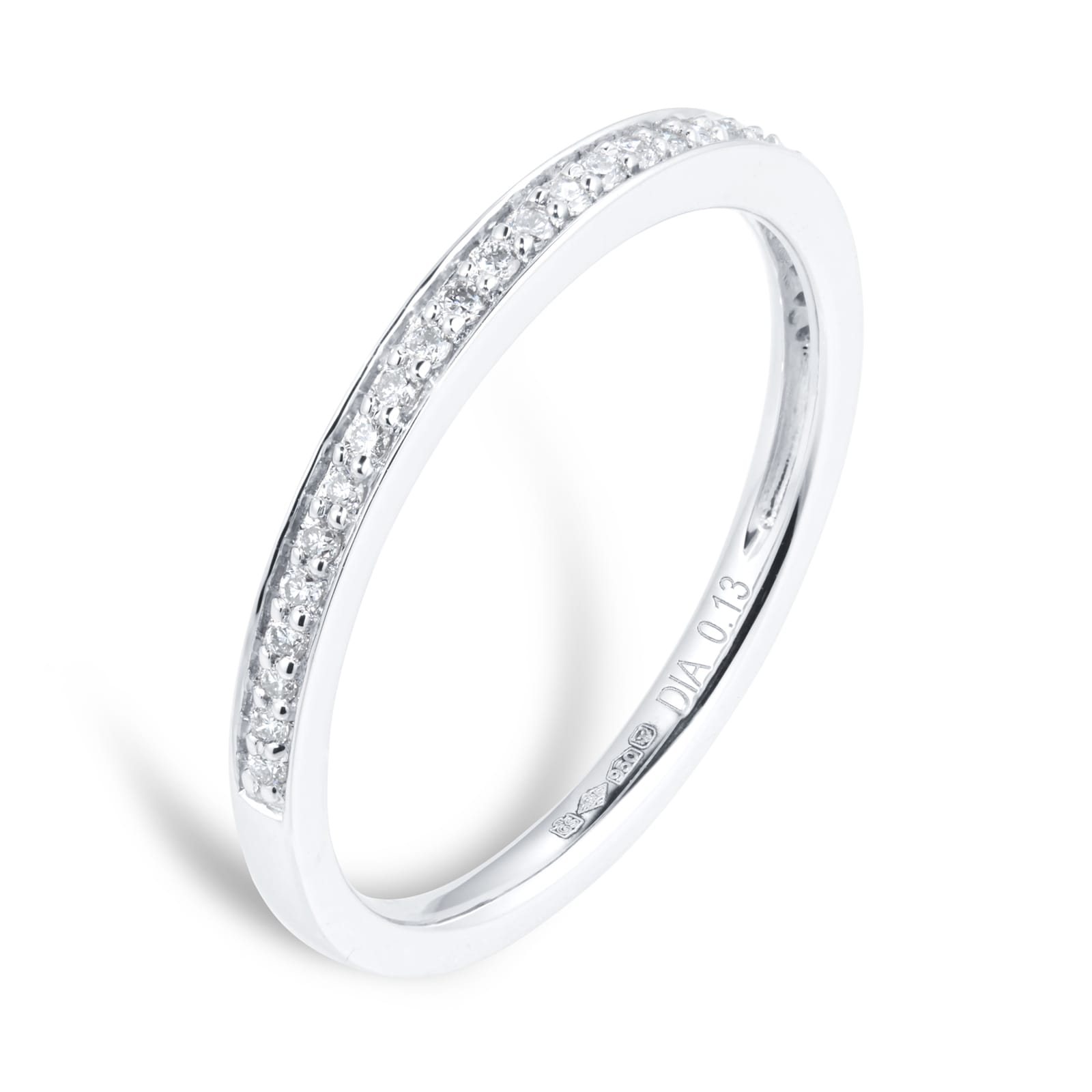 Goldsmiths Brilliant Cut 0.13 Carat Total Weight Ladies Wedding Ring In Platinum Goldsmiths Brilliant Cut 0.13 Carat Total Weight Ladies Wedding Ring In Platinum
