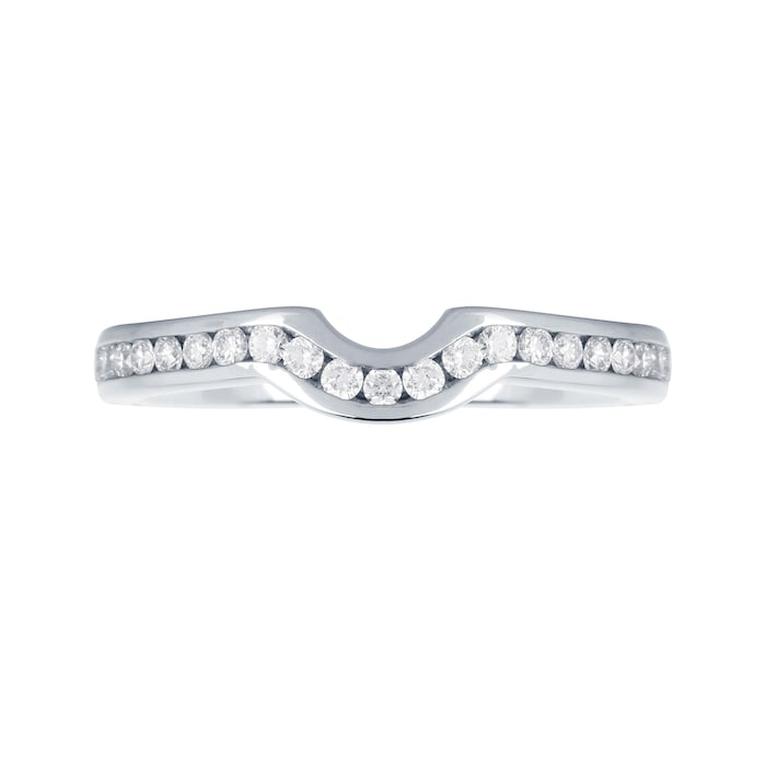 Mappin & Webb Platinum 0.24cttw Diamond Belvedere Wedding Ring